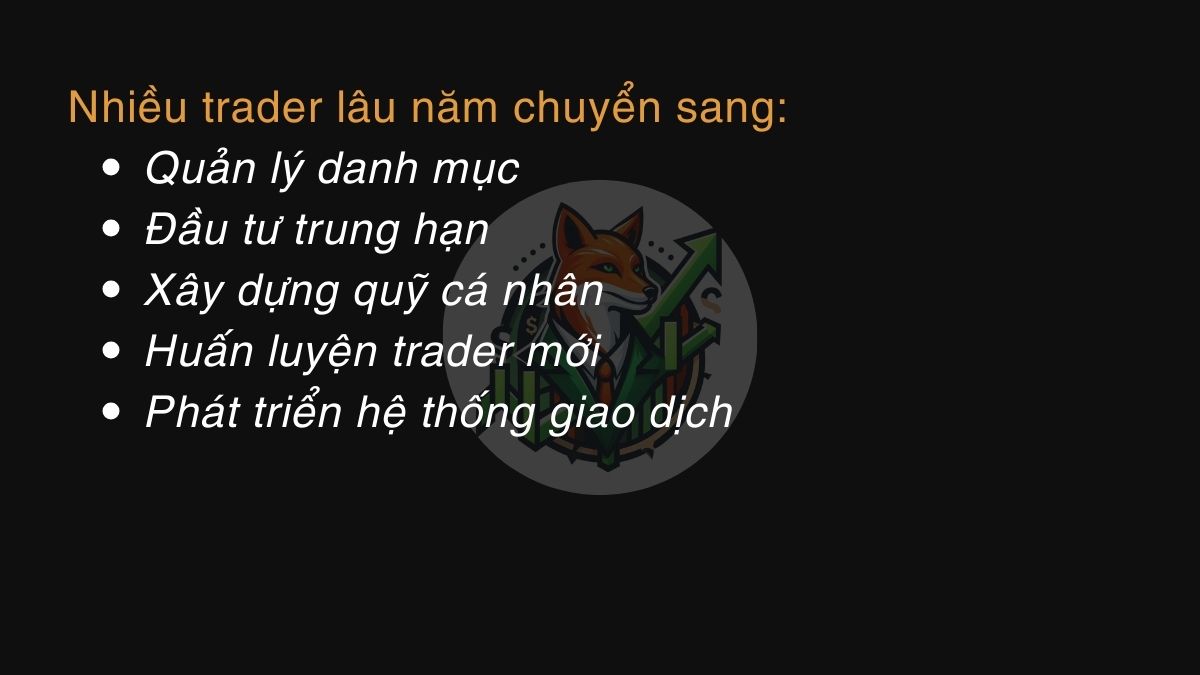 trading là nghề tài chính chuyên nghiệp