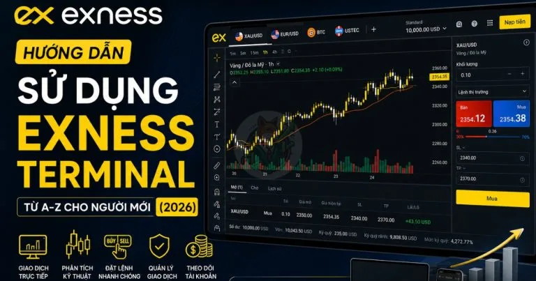 Hướng dẫn sử dụng Exness Terminal từ A-Z cho người mới (2026)